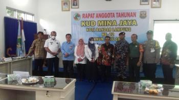 Ketua HNSI Bandar Lampung menghadiri RAT Ke - 72 Tahun Buku 2022 KUD Mina Jaya.     